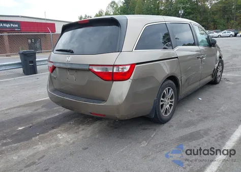 2011 Honda Odyssey Ex-L из США, поврежденный, VIN 5FNRL5H68BB031800